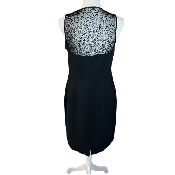 Jones New York Black beaded Sleeveless Sweetheart Sheath Dress NEW cocktail - Picture 7 of 10